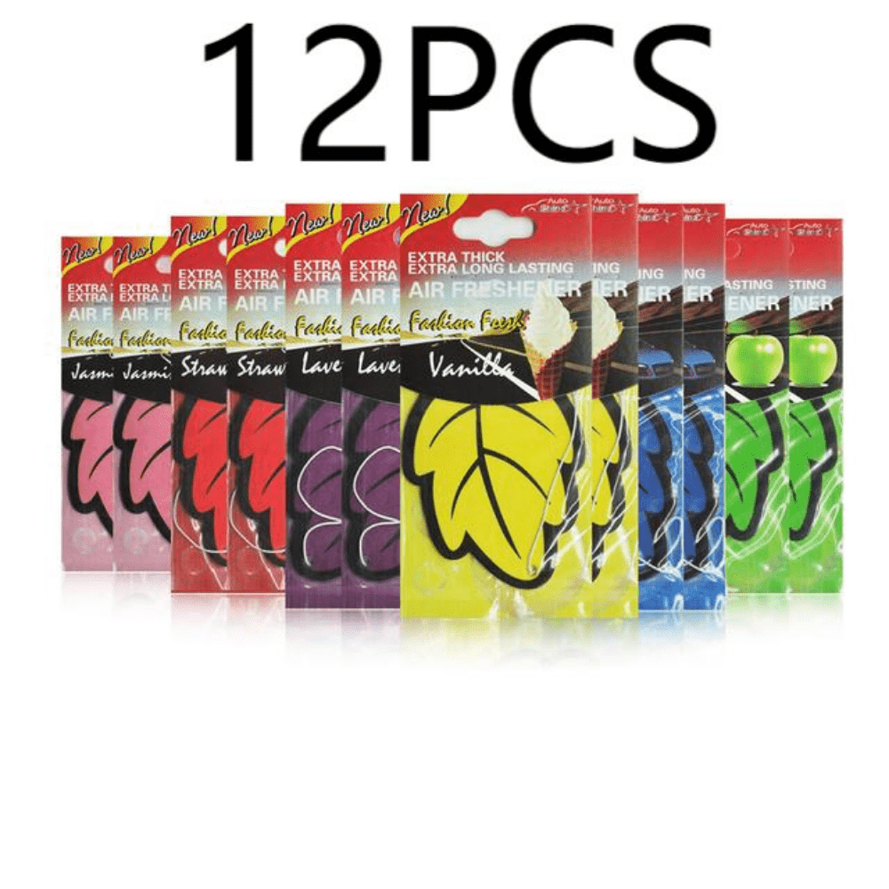 3-60 buc odorizante auto, parfum natural, hârtie de ceai, agățat auto, parfum de vanilie, formă de frunze, accesorii interioare auto, cadou de Crăciun