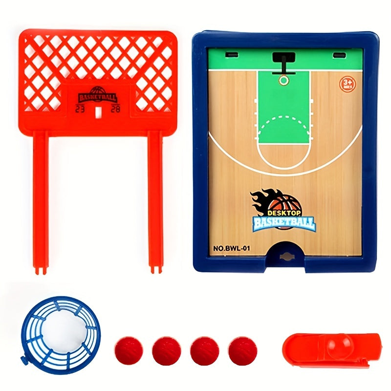 Interactive Basketball Hoop Finger Shooting Machine - 2 Player Games Table Top Board For Kids Party Fun Halloween Christmas Gift