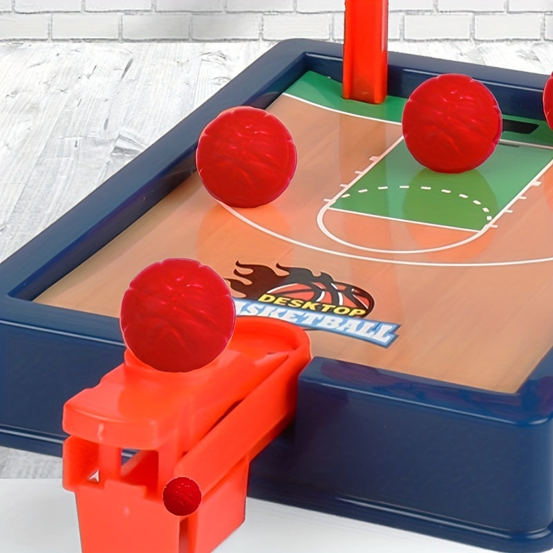 Interactive Basketball Hoop Finger Shooting Machine - 2 Player Games Table Top Board For Kids Party Fun Halloween Christmas Gift