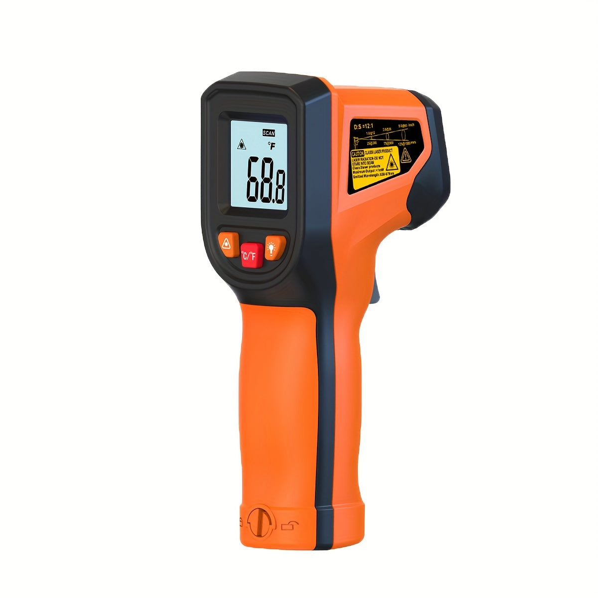 Termometru cu infraroșu, pistol portabil pentru măsurarea temperaturii, cuptor de pizza, grătar și motor - cititor de temperatură laser pentru suprafață -15°C până la 53°C - NU este potrivit pentru oameni