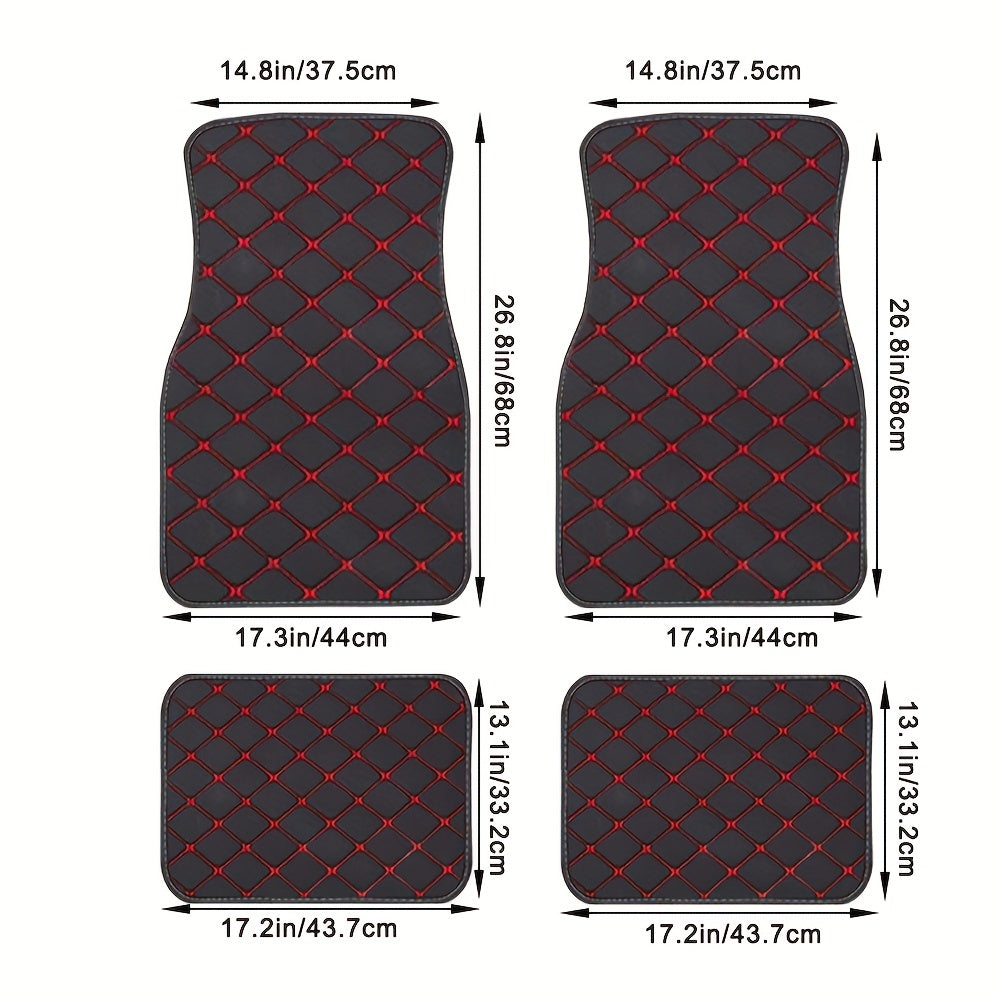 4 buc covorașe auto universale impermeabile față spate set complet covoare auto din piele ecologică accesorii covor auto interior