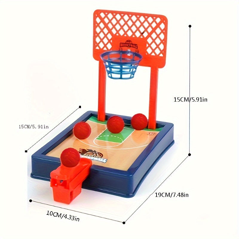 Interactive Basketball Hoop Finger Shooting Machine - 2 Player Games Table Top Board For Kids Party Fun Halloween Christmas Gift