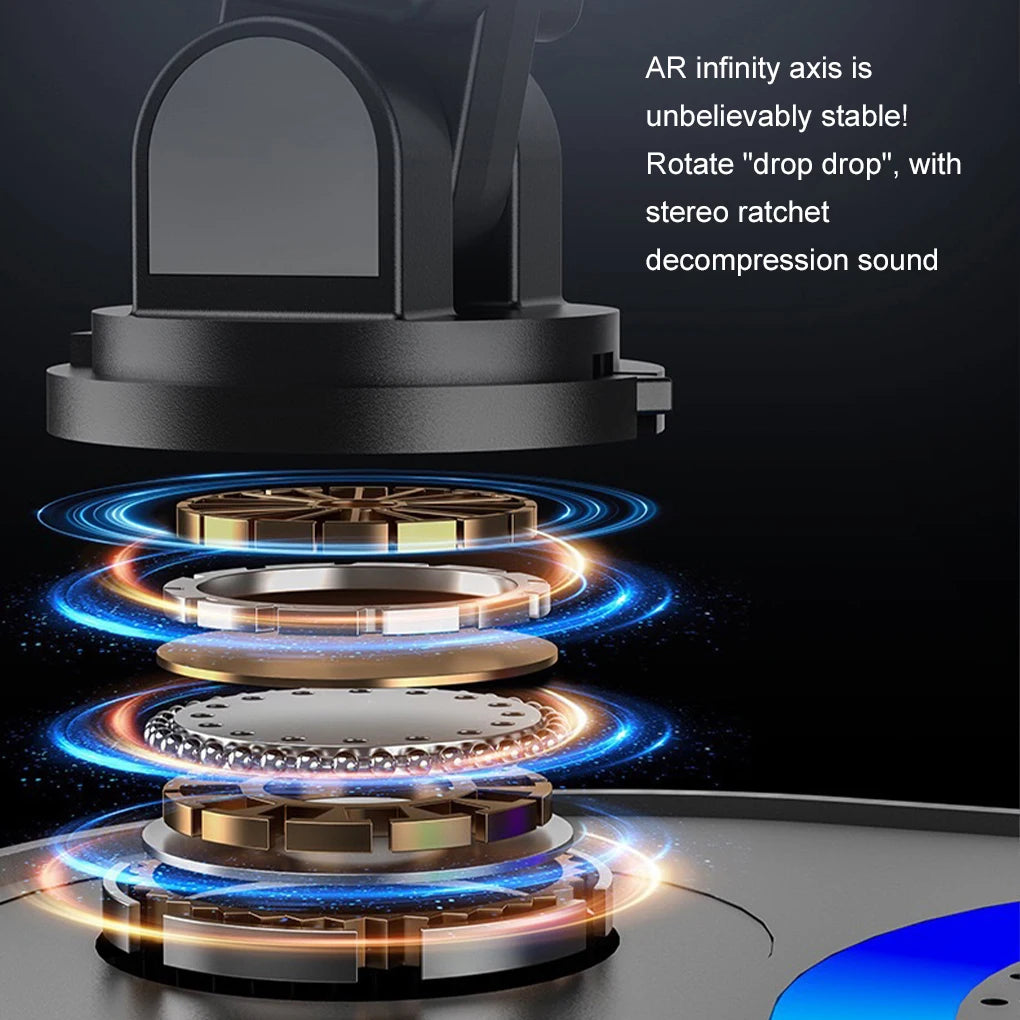 Portable Cell Phone Stand Speaker With Surround Sound Effect Cell Phone Holder Bluetooth Speaker Black