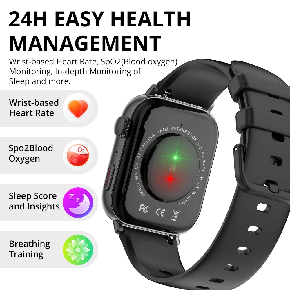 Neue COLMI C8 Max Smartwatch mit Sprachanrufen, 1,93 Zoll großes HD-Farbdisplay, Gesundheits- und Fitness-Tracking-Smartwatch für Männer und Frauen