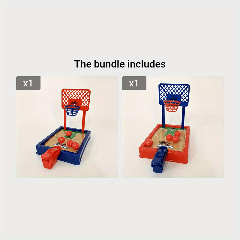 Interactive Basketball Hoop Finger Shooting Machine - 2 Player Games Table Top Board For Kids Party Fun Halloween Christmas Gift
