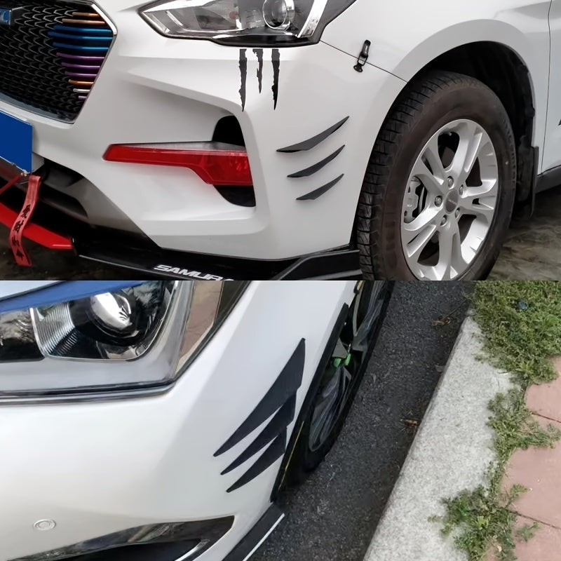 6 buc/set universal bara de protecție față buza difuzor Splitter aripioare corp spoiler Canards Valence bărbie auto tuning Canard