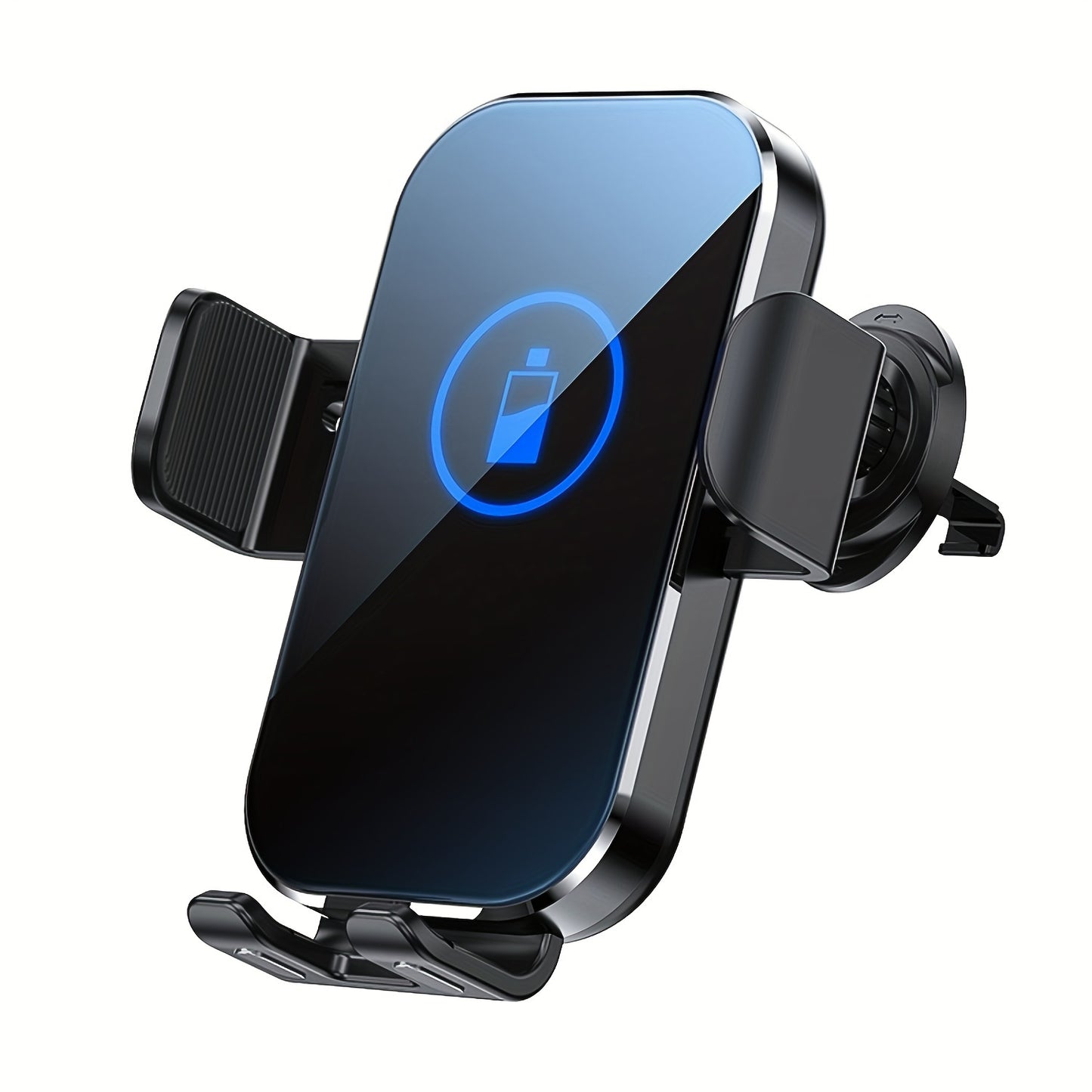 Suport auto, încărcător wireless auto, senzor automat de deschidere și închidere, sticlă securizată, încărcător auto, încărcare rapidă de 15 W pentru iPhone, Samsung și telefoane Google