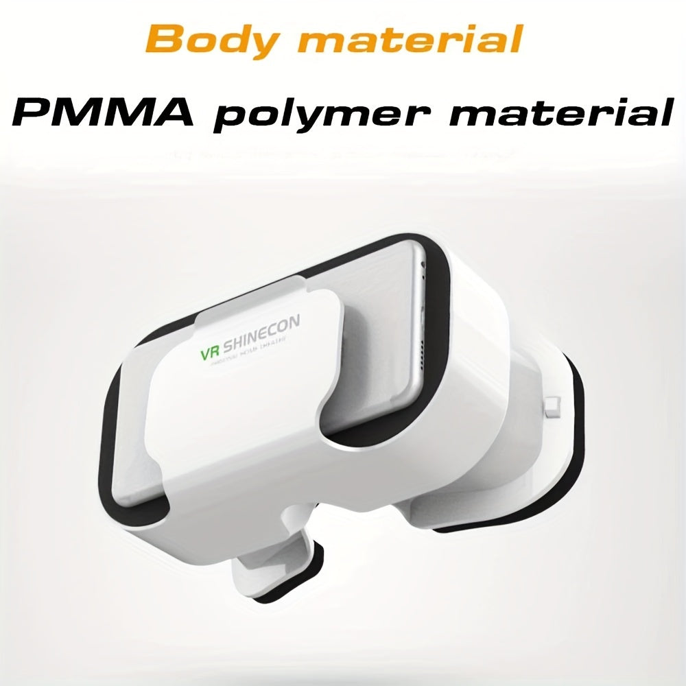 Upgraded VR Headset For Cellphone, Virtual Reality 3D Glasses Headset, Compatible 11.94-17.78 Cm IPhone Or Android With Controller, For Mobile Games & Movies Compatible IOS, Android, Gift For Your Friends!!