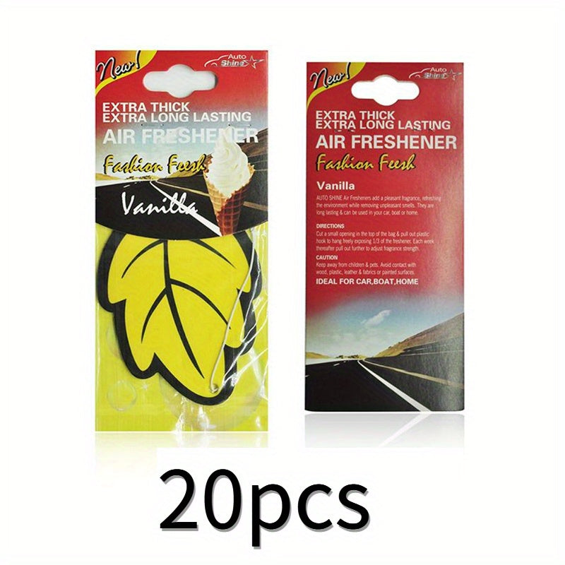 3-60 buc odorizante auto, parfum natural, hârtie de ceai, agățat auto, parfum de vanilie, formă de frunze, accesorii interioare auto, cadou de Crăciun