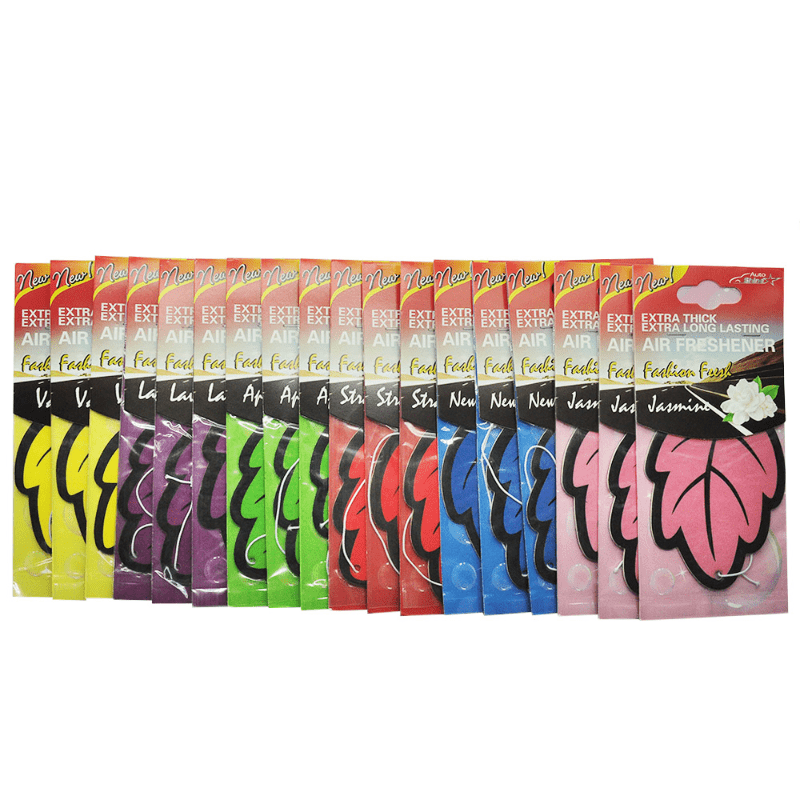 3-60 buc odorizante auto, parfum natural, hârtie de ceai, agățat auto, parfum de vanilie, formă de frunze, accesorii interioare auto, cadou de Crăciun