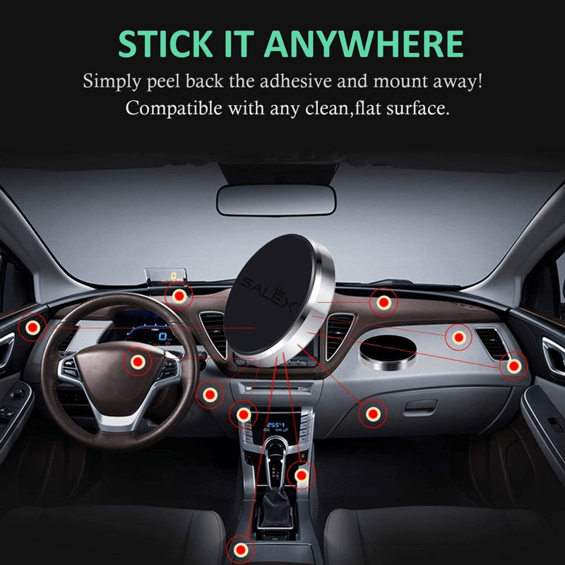 Suport magnetic pentru telefon auto, suport universal magnetic pentru perete, pentru iPhone, Samsung și Xiaomi