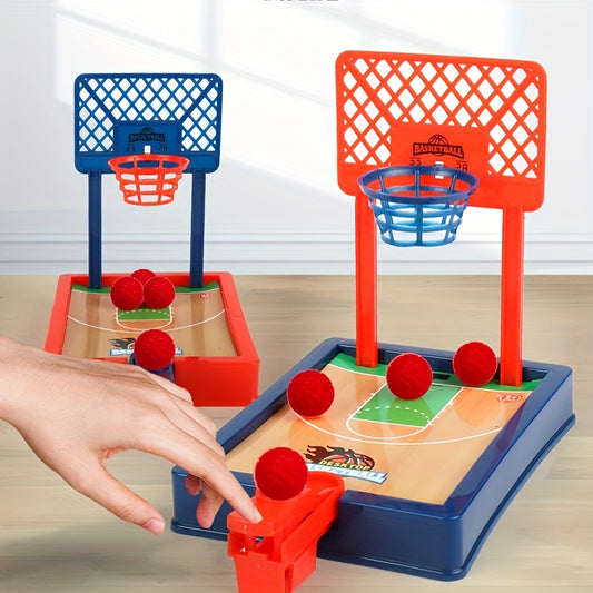 Interactive Basketball Hoop Finger Shooting Machine - 2 Player Games Table Top Board For Kids Party Fun Halloween Christmas Gift