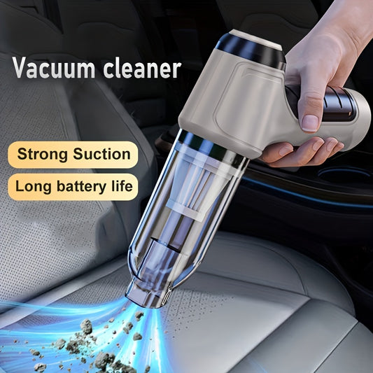 1 aspirator auto fără fir cu aspirație puternică, 13000Pa, 120W, ușor de curățat birou, tastatură, sertar, interiorul mașinii și alte crăpături