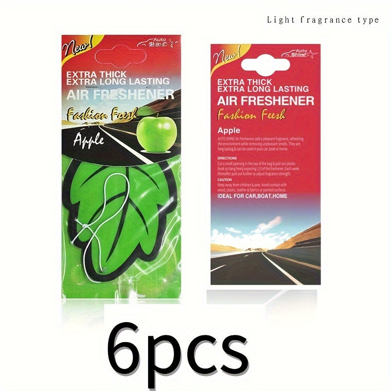 3-60 buc odorizante auto, parfum natural, hârtie de ceai, agățat auto, parfum de vanilie, formă de frunze, accesorii interioare auto, cadou de Crăciun