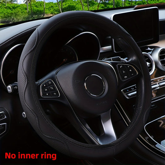 Husă de volan luxoasă din piele PU - Confort 3D, fără inel interior, accesorii auto