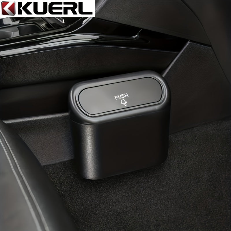 1 coș de gunoi montat pe mașină, mini coș de gunoi auto, cutie de depozitare auto, organizator auto, accesorii esențiale auto