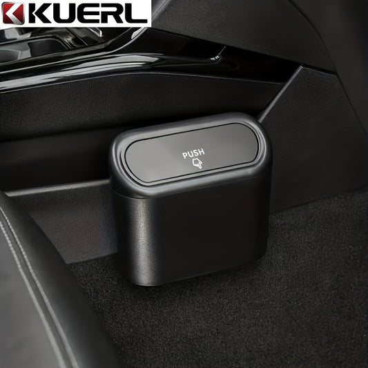 1 coș de gunoi montat pe mașină, mini coș de gunoi auto, cutie de depozitare auto, organizator auto, accesorii esențiale auto