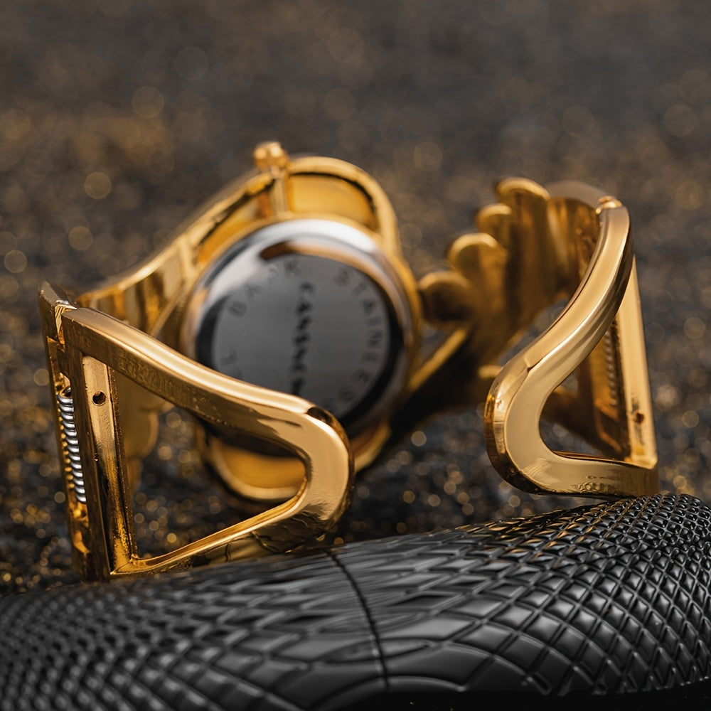 Damenarmbanduhr, kreativ geformte Luxus-Freizeituhr, ausgefallene Damenuhren, Schmuck, anspruchsvolle und stilvolle Damenuhr, einzigartige Damenuhren