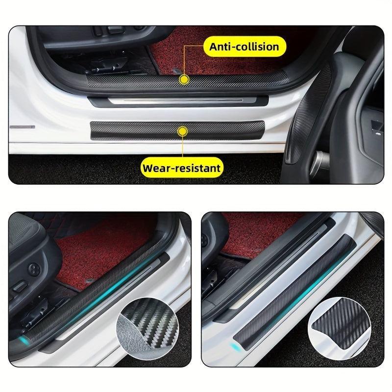 Autocolante auto decorative, autocolante din fibră de carbon pentru caroserie, autocolante stereo impermeabile multifuncționale