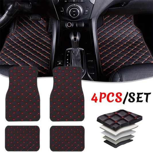 4 buc covorașe auto universale impermeabile față spate set complet covoare auto din piele ecologică accesorii covor auto interior