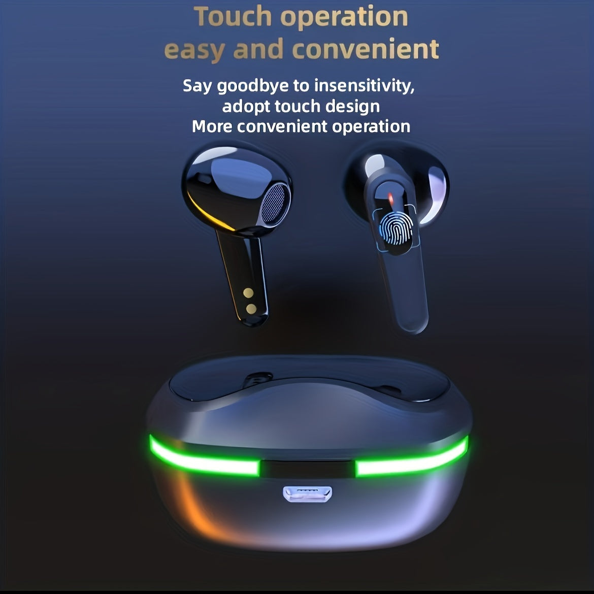 Căști wireless cu oglindă noi 2024, microfon stereoscopic de înaltă fidelitate, design oglindă cu afișaj digital LED, cea mai bună alegere pentru sport, jocuri, viața de zi cu zi