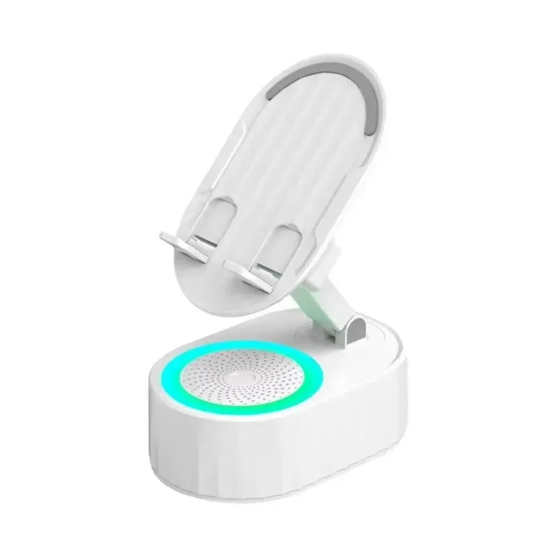 Mobile Cell Phone Stand Holder With Bluetooth Speaker HD Portable Wireless Speaker Adjustable Tablet Desktop Live Lazy Bracket