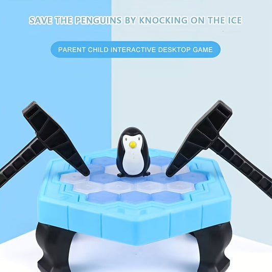 Jucărie cu pinguin care lovește gheața, jucărie Salvați pinguinii, jocuri de familie Joc de societate cu capcană de pinguin, joc interactiv cu pinguin care lovește gheața, salvarea cuburilor de gheață, primul cadou pentru copii
