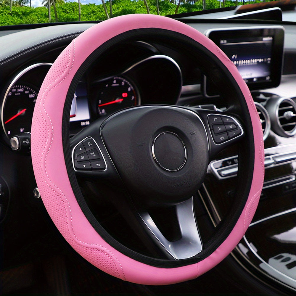 Husă de volan luxoasă din piele PU - Confort 3D, fără inel interior, accesorii auto