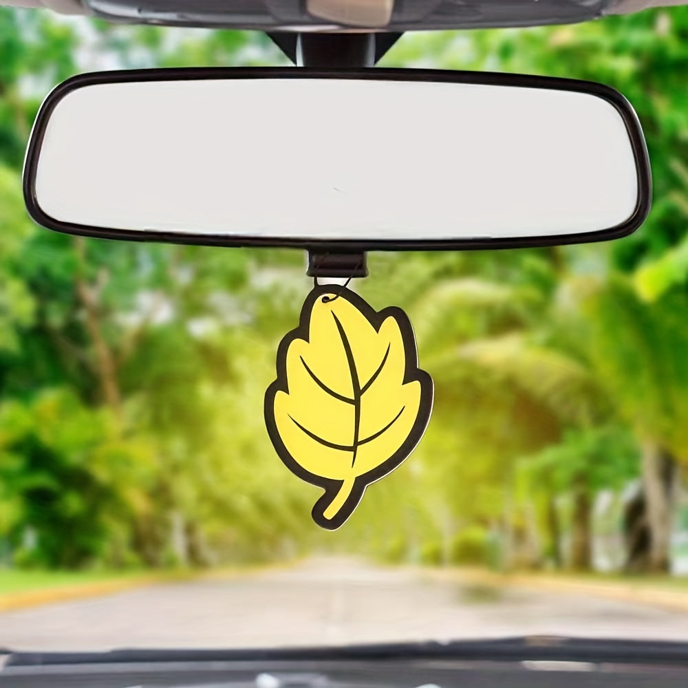 3-60 buc odorizante auto, parfum natural, hârtie de ceai, agățat auto, parfum de vanilie, formă de frunze, accesorii interioare auto, cadou de Crăciun