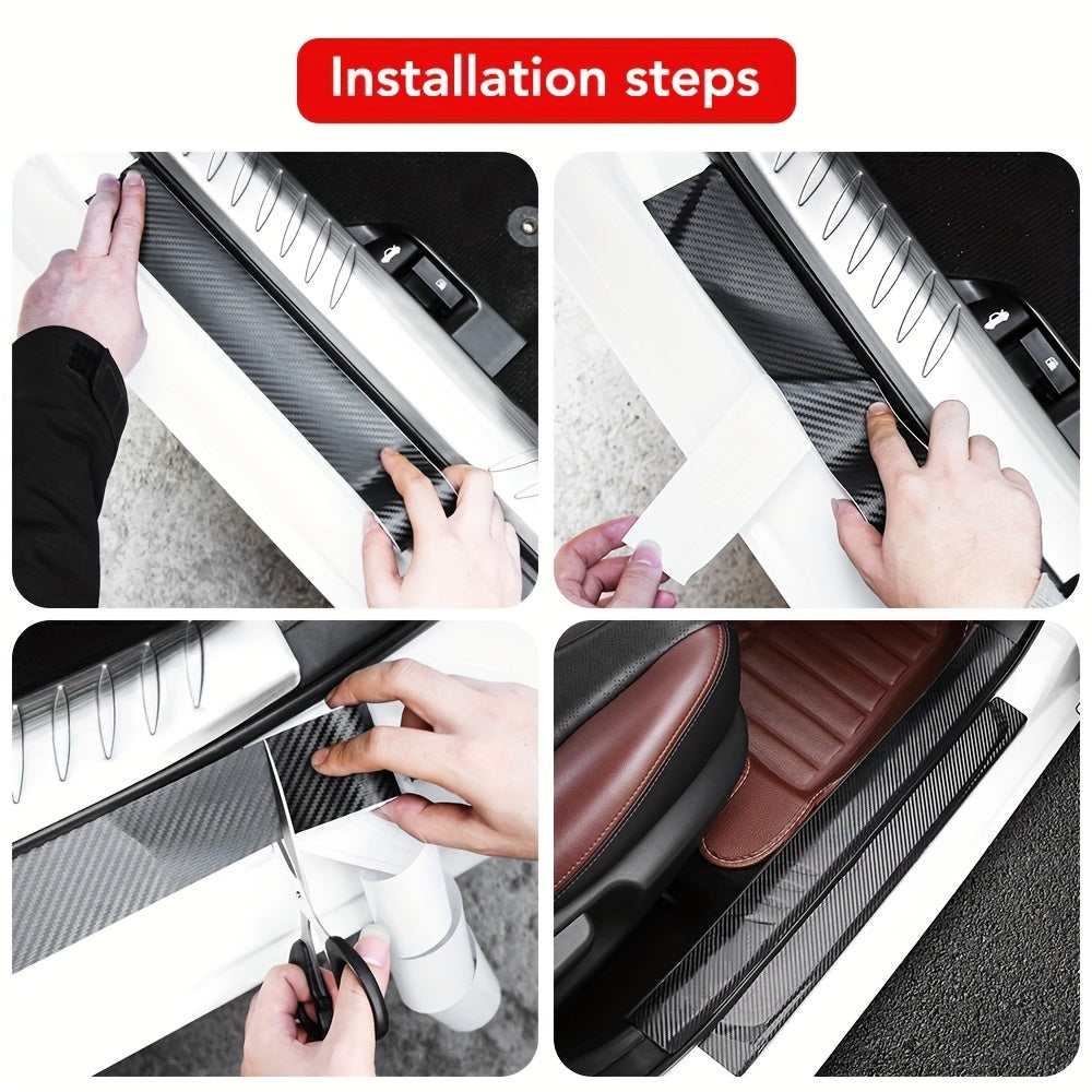 Autocolante auto decorative, autocolante din fibră de carbon pentru caroserie, autocolante stereo impermeabile multifuncționale