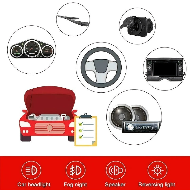 Kit asortiment 300 buc siguranțe auto cu lamă: siguranțe auto 2A-40A pentru camion și motociclete, cu cutie