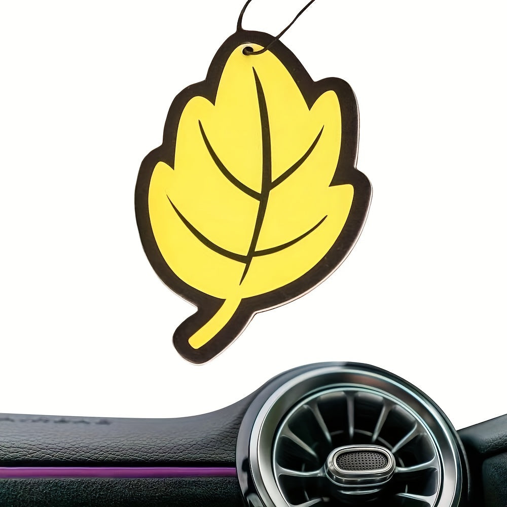 3-60 buc odorizante auto, parfum natural, hârtie de ceai, agățat auto, parfum de vanilie, formă de frunze, accesorii interioare auto, cadou de Crăciun