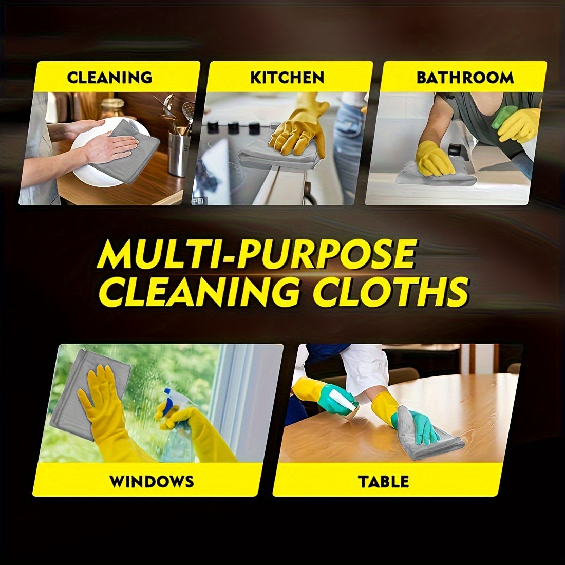 Set de prosoape auto din microfibră, absorbante și cu uscare rapidă